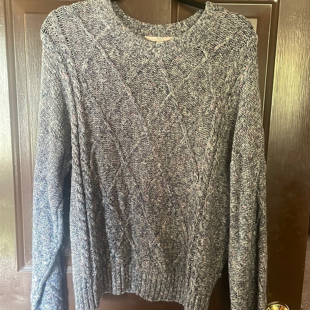 🤩Blue knit sweater